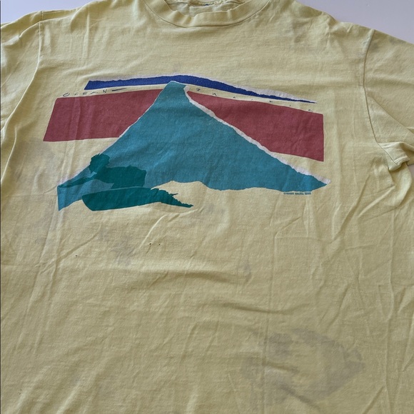 80’s Op Ocean Pacific Classic Surfing T-Shirt Men’s Large? 2 Sided Graphics - Picture 8 of 13